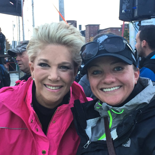 Joan Lunden was at the Dempsey Challenge as a cancer survivor and supporter.